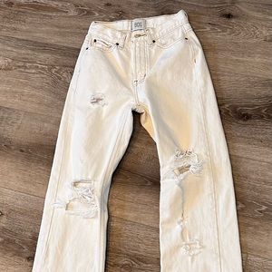 BDG Urban Outfitters cream colored Cowboy jeans. Size 24